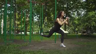Outside TRX training budrik