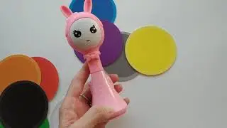 BertToys Зайчик няня  Русский и английский алфавит, белый шум