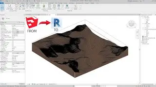 Building Topo Surface From Sketchup to Revit in 3 minuets