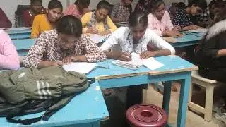 #paper Exam देते हुए बच्चे।।