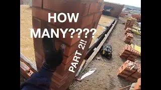 (part 2)How many bricks can I lay with a 6 inch trowel???