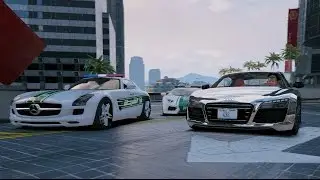 GTA V | DUBAI SUPERCARS MEET IN BURJ KHALIFA | GTA 5