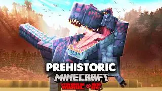 I Survived 100 Days in PREHISTORIC WORLD in Minecraft Hardcore!