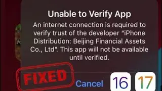 how to fix unable to verify for script ware ios