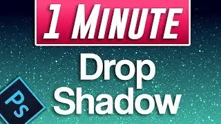 Photoshop 2019 : How to Add Drop Shadow to Images and Text