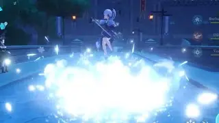 (CBT1) Old Kamisato Ayaka Gameplay Test | Genshin Impact