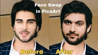 Face Swap Using PicsArt FAST and EASY method | Buraq Institute