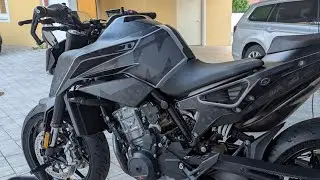 KTM 790 Duke 2023 installation MotoProWorks Dekor Polyatomic“ (Stealth) in Matt