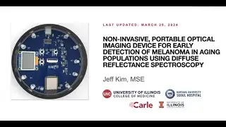 Non-Invasive, Portable Optical Imaging Device for Early Detection of Melanoma ... (DMD2024-1001)