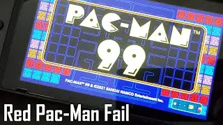 Pac-Man 99 "Red Pac-Man Fail" - Nintendo Switch Online Gameplay