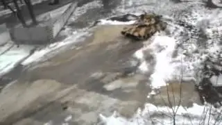 Полицейский танк или танковый разворот