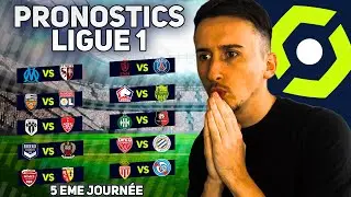 MES 10 PRONOSTICS LIGUE 1 DU WEEKEND ! Journée 5, Paris enfin lancé, L'OL et l'OM à l'arrêt