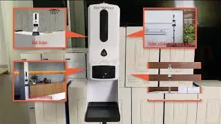 Máy Sát Khuẩn Tay Và Đo Nhiệt Độ Tự Động 2 Trong 1 AHS.S9P - Sản phẩm từ StarDisplay.vn