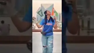Indian Girl showing love with Pakistan after   Pak vs india  Match