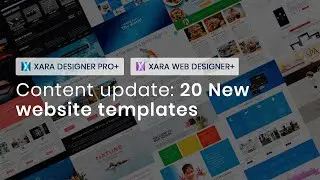 20 New Website Templates for Web Designer+ & Designer Pro+
