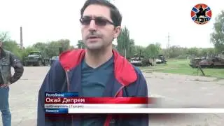 Ночные волки встретили иностранных наблюдателей