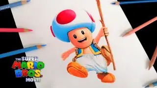 Dibujo a TOAD ( REALISTA ) de la Película SUPER MARIO BROS  | Drawing   Toad