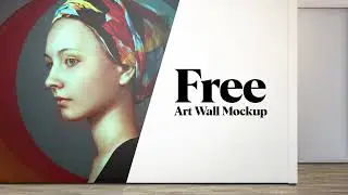 Free Art Wall Mockup Presentation