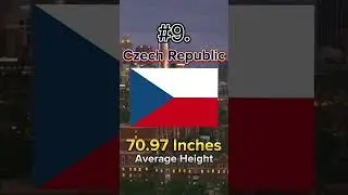 The Top 10 TALLEST Countries Around the World 🌎🤩 #shorts #geography