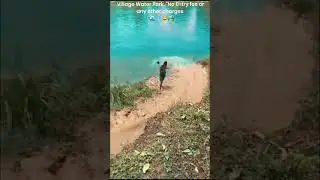 Village Water Park. "No Entry fee or any other charges 🌊🏊 #trending #comedy  #viralvideo #watarfall