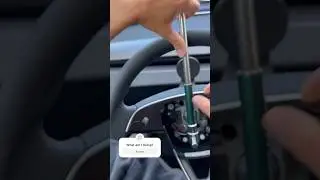 Trying to take my #Tesla Model 3 steering wheel off. But why?