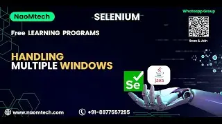 34.Selenium Tutorial for Beginners | Handling Multiple Windows
