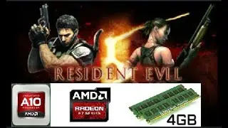 Amd A10 Pro 7800b Redeon R7 Series Gpu Test resident Evil 5 Benchmarks light delight