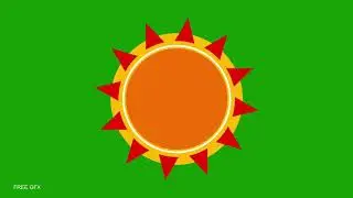 star circle shape animations free green screen video