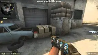Прокиды дымовой гранатой на карте Dust 2