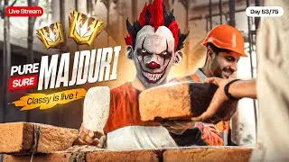 Majdoor is Back 🤣❤️ Destroying BD Players 🔥 Classy Is Live 🖤 #freefire #live #classyfreefire
