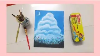 Canvas painting idea | Canvas painting tutorial |