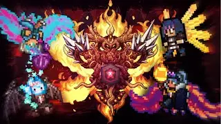 Boobaria vs. Providence (Master + Death Mode) ft. Gearo, Skele and Kazia - Terraria Calamity Mod 1.4