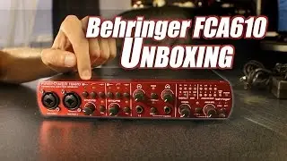 Audio Interface Unboxing: Behringer Firepower FCA610