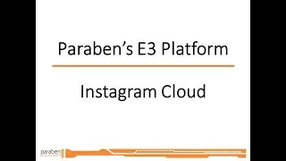 E3 Forensic Platform Capturing Instagram Cloud Data
