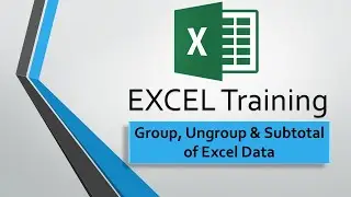 Group, Ungroup & Subtotal of Excel Data
