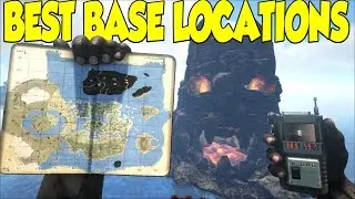 Ark Survival Evolved Best Base Locations For The CENTER MAP & Sick Cinematic Views