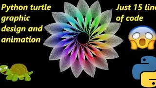 python turtle graphics design |python turtle tutorial 