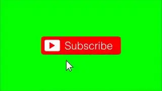 YOUTUBE LIKE AND SUBSCRIBE GREEN SCREEN OVERLAY 3 0