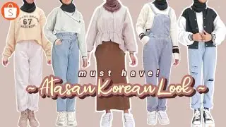 SHOPEE HAUL ATASAN KOREAN LOOK MURAH ! WAJIB PUNYA 💯 - KeeRun