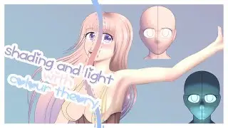 Shading and light with colour theory