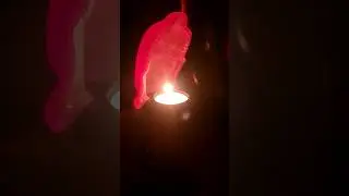 Ночник от свечи . Барахолка в Израиле .
