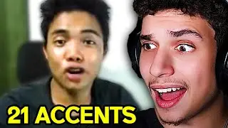 Filipino Speaks In 21 English Accents!