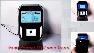 GP007 EU Green Pass Certificate QR Code Scanner