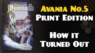Avania #5 - Printed Webcomic - How it turned out