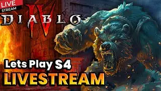 Diablo 4 S4: Druid Gameplay World Tier 4 The PIT and Boss Farming