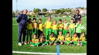 match de foot des U8 Plan de Cuques stade Monnet