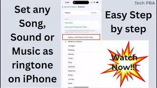 How to use Any SONG as RINGTONE on iPhone easily STEP BY STEP | iPhone
