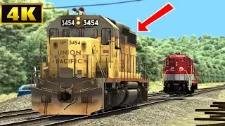 RUNAWAY! UNION PACIFIC LOCOMOTIVE 4!⚠️