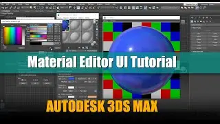 Mastering Autodesk 3DS Max: A Beginner's Guide To Materials: 02 Material Editor UI