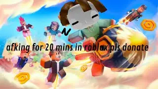 i afked for 20 min (4x speed) in roblox pls donate